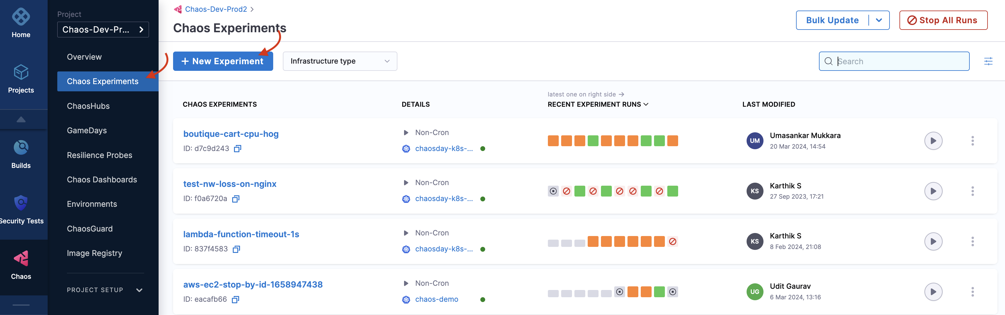 Experiment Execution